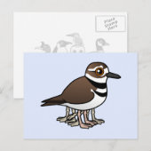 Achtpotige kanillhert briefkaart (Voorkant / Achterkant)