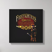 Achtste brandweerman canvas afdruk (Voorkant)