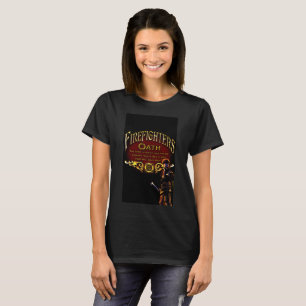 Achtste brandweerman t-shirt