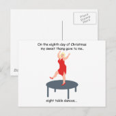 Achtste dag Redneck Kerstmis Feestdagenkaart (Voorkant / Achterkant)