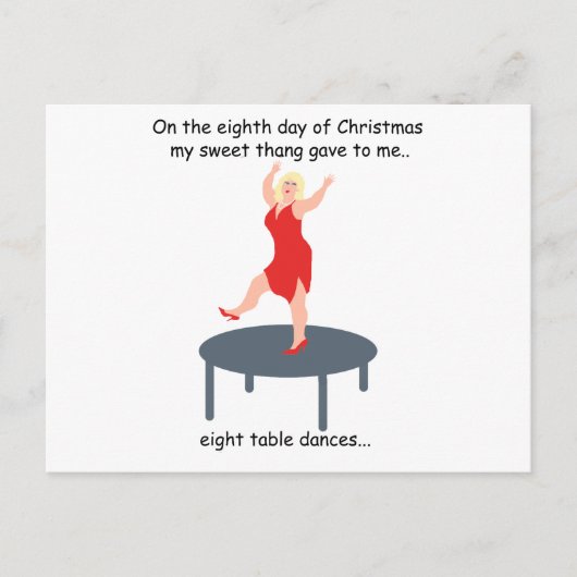 Achtste dag Redneck Kerstmis Feestdagenkaart (Voorkant)