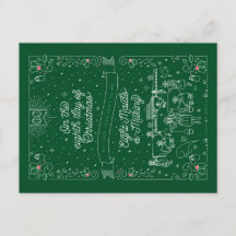 ACHTSTE DAG VAN DE KERST / KERST BRIEFKAART