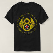 Achtste en achtste luchtmacht USAAF B-17 & B-24 Bo T-shirt (Design voorkant)