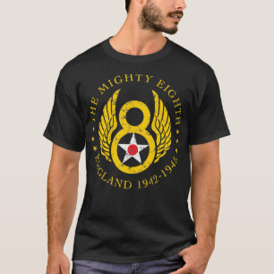 Achtste en achtste luchtmacht USAAF B-17 & B-24 Bo T-shirt