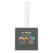 Achtste graad lerarenwaardering, Geweldige Decoratie (Voorkant)