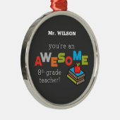 Achtste graad lerarenwaardering, Geweldige Metalen Ornament (Rechts)