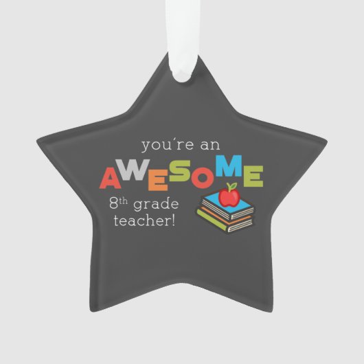 Achtste graad lerarenwaardering, Geweldige Ornament (voorkant)