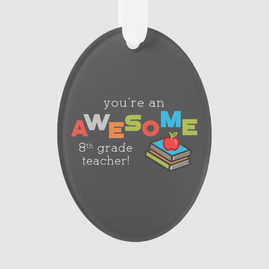 Achtste graad lerarenwaardering, Geweldige Ornament (voorkant)