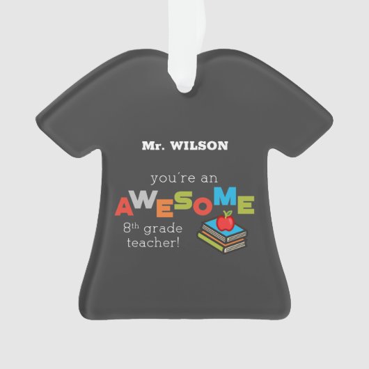 Achtste graad lerarenwaardering, Geweldige Ornament (voorkant)