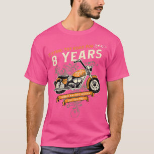 Achtste jaar rijden op straat t-shirt