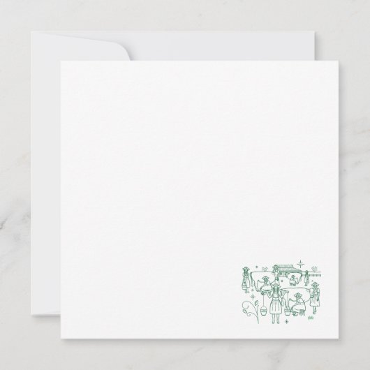 Achtste kerstdag / Fotokaart 5.25 (Achterkant)