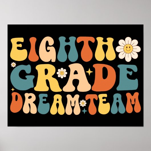 Achtste klas Dream Team Poster (Voorkant)