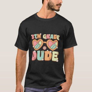Achtste klas kerel terug naar school eerste dag va t-shirt