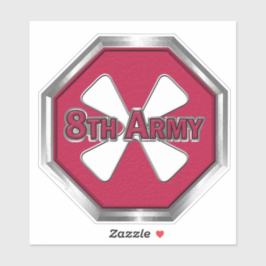 ACHTSTE LEGER STICKER (Vel)