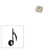 Achtste noot Rubberstempel (Gestempeld)