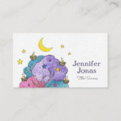 Achtste slapende vogelstand Waterverf Illustratie Visitekaartje (Voorkant)