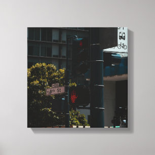 Achtste Straat Canvas Afdruk