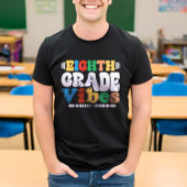 Achtste studente naar school leraar student t-shirt