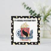 achtste verjaardag van de bioscoop kaart (Staand voorkant)