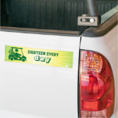 Achttien Bumperstickers per dag (Op Truck)