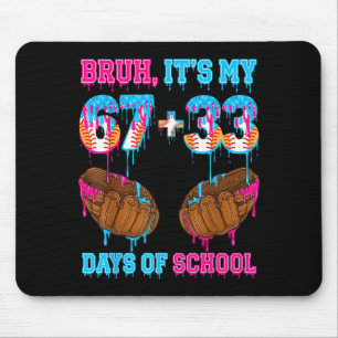 Achttien Het Is Mijn 67 33e Dag Op School Honkbal Muismat