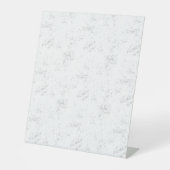 Achttien ontwerp leeg reclamebord met voetstuk (Voorkant)