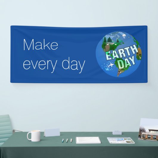Achttiende Dag van de Aarde Spandoek (Beurs)