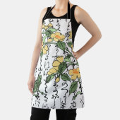 Achttiende eeuw Japanse Botanische Kikker Toad Schort (Insitu)