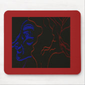 Achttiende-eeuwse baron met rood haar muismat (Voorkant)