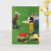 Achttiende Gat Kaart (Gele Bloem)