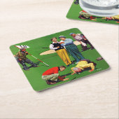 achttiende gat kartonnen onderzetters (Schuin)