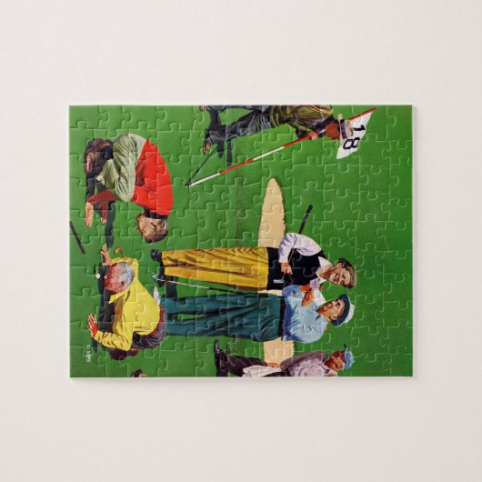 achttiende gat legpuzzel (Horizontaal)