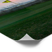 Achttiende Hole op Sunset op Kiawah Poster (Hoek)