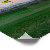 Achttiende Hole op Sunset op Kiawah Poster (Hoek)