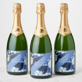 achttiende Jubileum Sparkling Wijnetiket (Flessen)