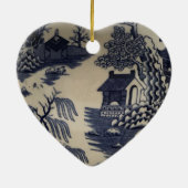 Achttiende Jubileum voor bruiloft Porcelain Keramisch Ornament (Achterkant)