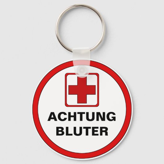 Achtung – BLUTER Sleutelhanger (Voorkant)