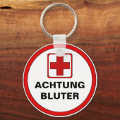 Achtung – BLUTER Sleutelhanger (Voorkant)
