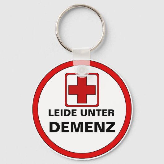 Achtung – Demenz Sleutelhanger (Voorkant)