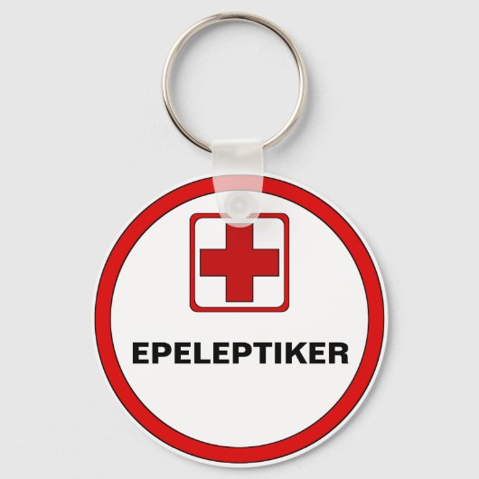 Achtung – EPELEPTIKER Sleutelhanger (Voorkant)