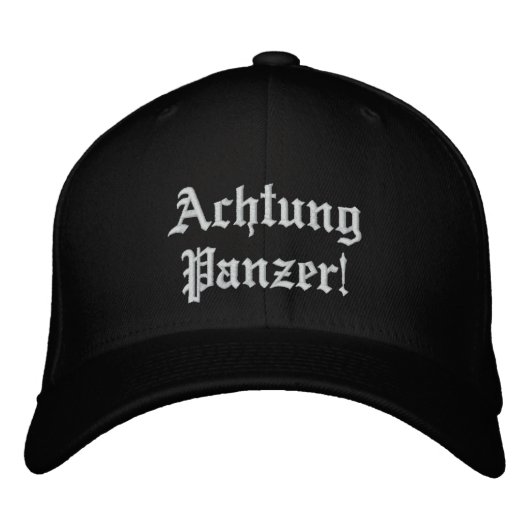 Achtung Panzer! Cap/Hat Pet (Voorkant)