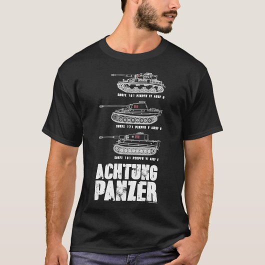 ACHTUNG PANZER Essential T-Shirt (Voorkant)