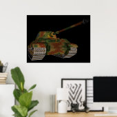 ACHTUNG TIGGER!! POSTER (Thuiskantoor)