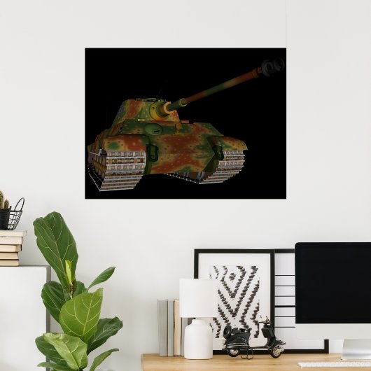 ACHTUNG TIGGER!! POSTER (Thuiskantoor)