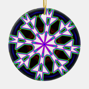 Achtweg Mandala Kaleidoscoop Keramisch Ornament