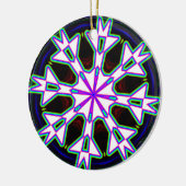 Achtweg Mandala Kaleidoscoop Keramisch Ornament (Links)