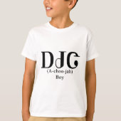 Achuja - Jongen in Cherokee-overhemd T-shirt (Voorkant)