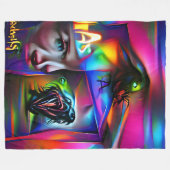 Achulofobie Fleece Deken (Voorkant (Horizontaal))