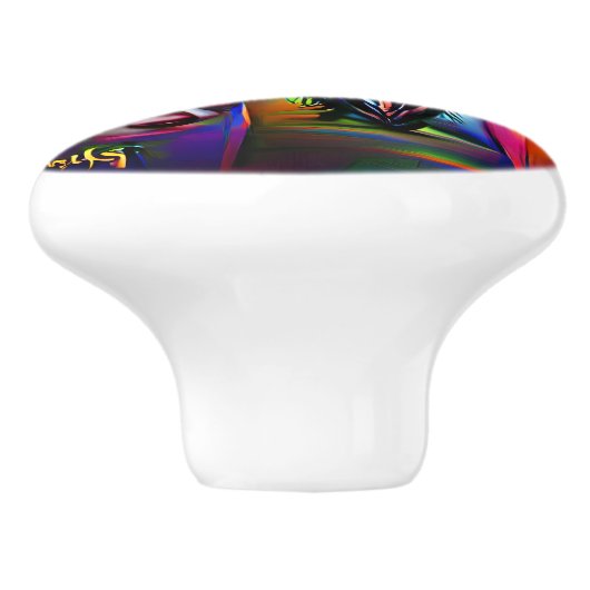 Achulofobie Keramische Knop (Zijkant)