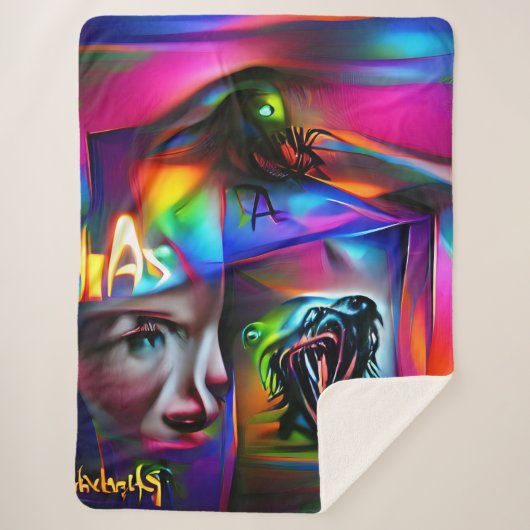 Achulofobie Sherpa Deken (Voorkant)